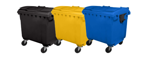 Set 3 eurocontainere colectare selectiva